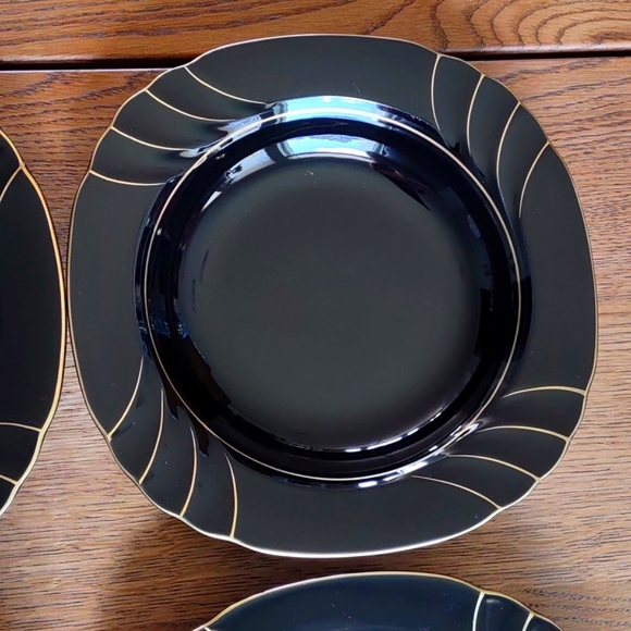 Wave Golden Black Bowls Gallery Collections by Ranmaru - Picture 3 of 8